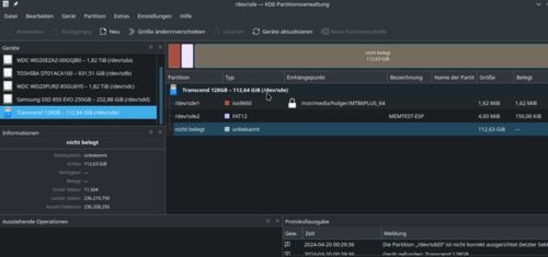 Partitionsmanager Bild 1